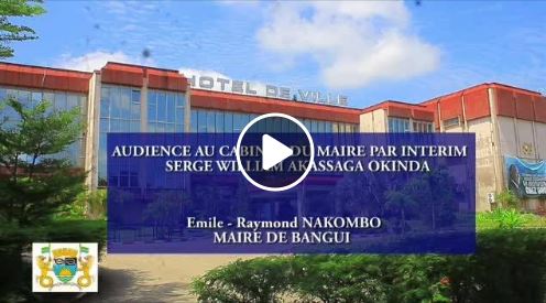 Le Maire de BANGUI Émile-Raymond NAKOMBO chez le Maire de Libreville