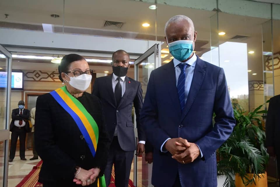 Le Maire de la Commune de Libreville, Eugène M'BA a pris part à la cérémonie