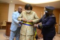Le nouvel édile de la  Capitale gabonaise, Marie Christine MBA NDUTUME installée dans ses fonctions  Ce 16 juillet 2021